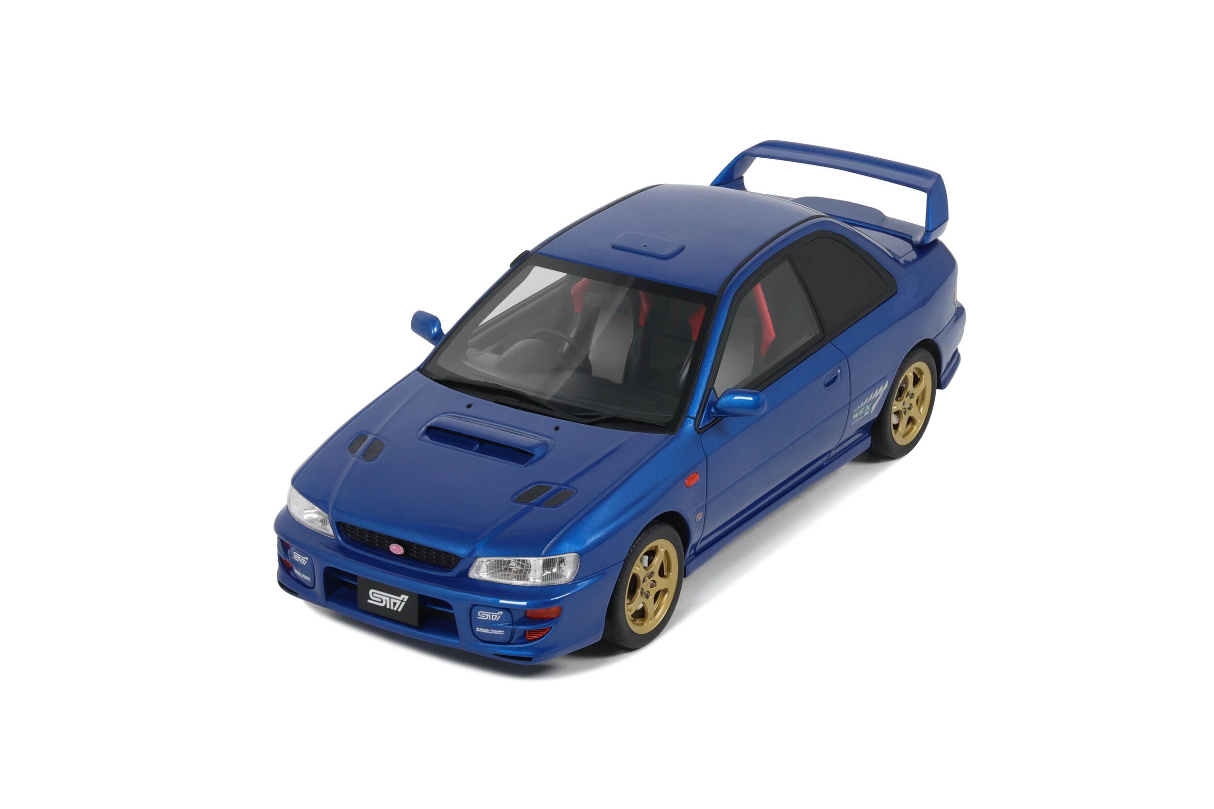Otto Mobile 1:18 Subaru Impreza WRX Type R STI Ver.V Limited Sonic Blue 1999 (OT1249) Limited Edition Resin Model 8 Otto Mobile 1:18 Subaru Impreza WRX Type R STI Ver.V Limited Sonic Blue 1999 (OT1249) Limited Edition Resin Model - Image 8