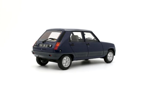 Diecast Model Shop - Model Universe 18 Alternative view of Otto Mobile 1:18 Renault 5 GTL Blue Roi 1984 (OT1259) Limited Edition Resin Model
