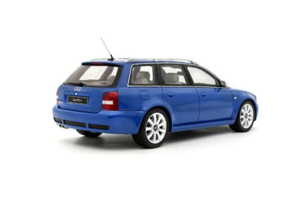 Diecast Model Shop - Model Universe 52 Alternative view of Otto Mobile 1:18 Audi RS4 (B5) Avant Nogaro Blue 2000 (OT1272) Limited Edition Resin Model