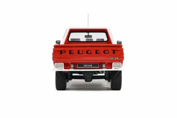 otto mobile - 1:18 peugeot 504 pick up dangel red 1993