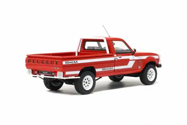 otto mobile - 1:18 peugeot 504 pick up dangel red 1993