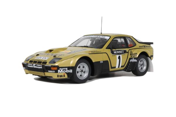 Otto Mobile - 1:18 Porsche 924 Carrera GT GR.4 Gold W.Rohrl ADAC Rally Hessen 1981
