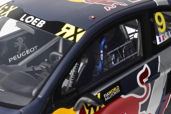 Otto Mobile 1:18 Peugeot 208 WRX Sebastien Loeb Belgium GP 2018 Scale Model 15 OT455 FL DS