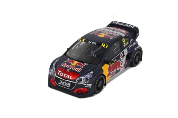 Otto Mobile 1:18 Peugeot 208 WRX Sebastien Loeb Belgium GP 2018 Scale Model 16 OT455 FL T