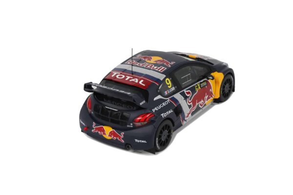 Otto Mobile 1:18 Peugeot 208 WRX Sebastien Loeb Belgium GP 2018 Scale Model 17 OT455 RL T