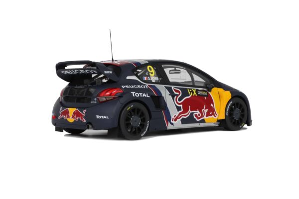 Otto Mobile 1:18 Peugeot 208 WRX Sebastien Loeb Belgium GP 2018 Scale Model 10 OT455 RL