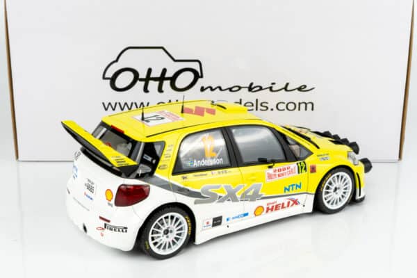Otto Mobile - 1:18 Suzuki SX4 WRC No.12 Per-Gunnar Andersson Monte Carlo Rally 2008 (OT495) Limited Edition Resin Model 10 Otto Mobile - 1:18 Suzuki SX4 WRC No.12 Per-Gunnar Andersson Monte Carlo Rally 2008 (OT495) Limited Edition Resin Model