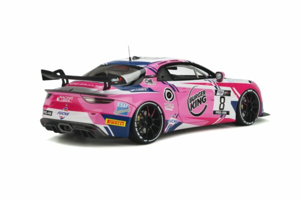 Otto Mobile 1:18 Alpine A110 GT4 Team Speed Pink Scale Model OT935