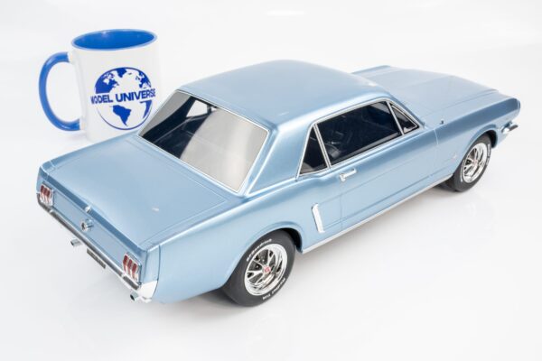 Otto Mobile - 1:12 Ford Mustang Hard Top 1965 Pony Blue - Limited Edition Resin Model 12 Otto Mobile - 1:12 Ford Mustang Hard Top 1965 Pony Blue - Limited Edition Resin Model