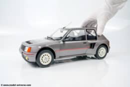 Otto Mobile - 1:12 Peugeot 205 Turbo T16 Series 200 1984 Winchester Grey - Limited Edition Resin Model