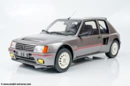 Otto Mobile - 1:12 Peugeot 205 Turbo T16 Series 200 1984 Winchester Grey - Limited Edition Resin Model