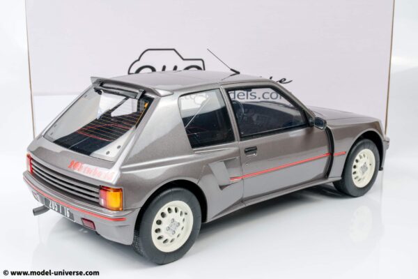 Otto Mobile - 1:12 Peugeot 205 Turbo T16 Series 200 1984 Winchester Grey - Limited Edition Resin Model 8 Otto Mobile - 1:12 Peugeot 205 Turbo T16 Series 200 1984 Winchester Grey - Limited Edition Resin Model