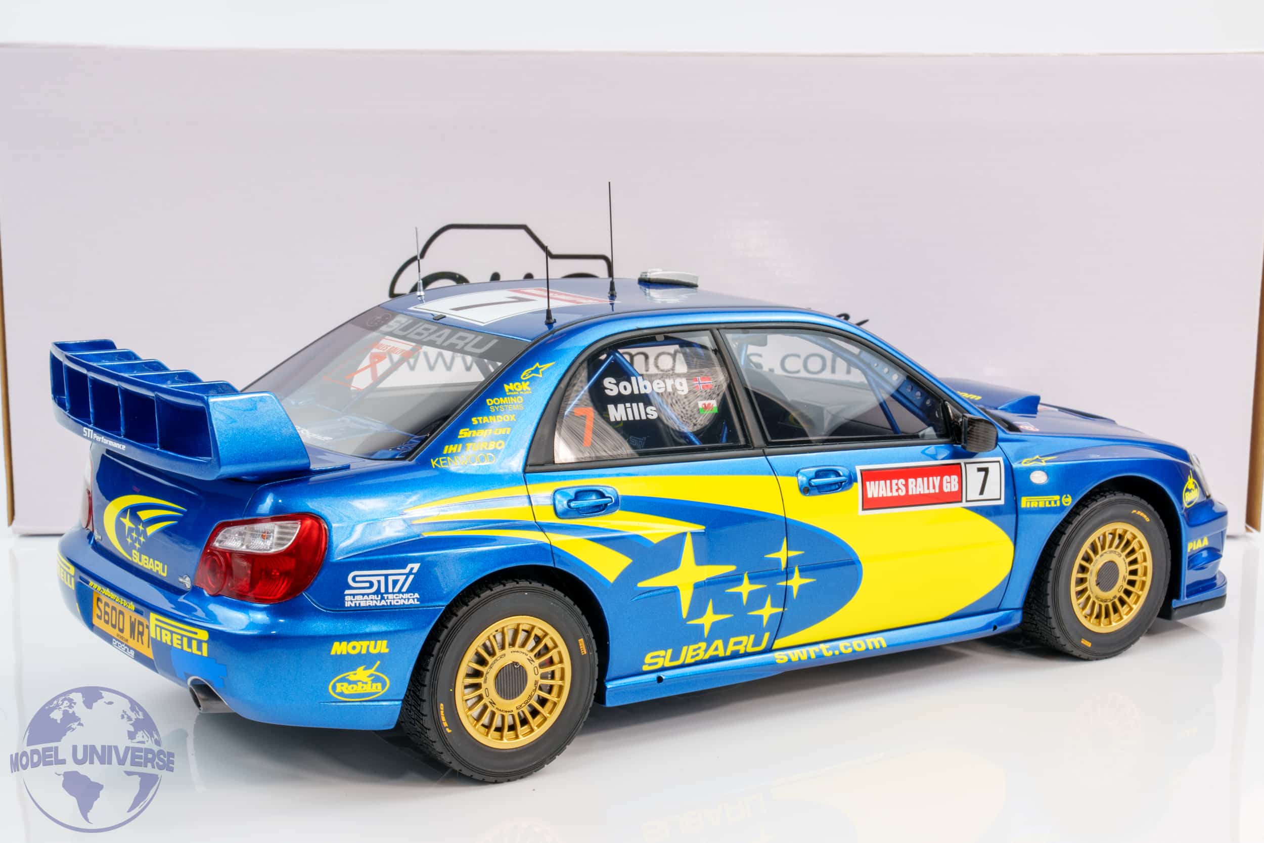 Otto Mobile 1/12Subaru (S9) WRC ピーター・ソルベルグ ウェールズ