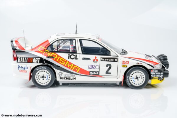 Otto Mobile - 1:18 Mitsubishi Carisma GT GR.A Richard Burns RAC Rally 1997 - Limited Edition Resin Model 12 Otto Mobile - 1:18 Mitsubishi Carisma GT GR.A Richard Burns RAC Rally 1997 - Limited Edition Resin Model