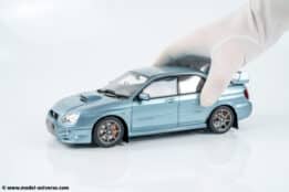 Otto Mobile - 1:18 Subaru Impreza WRX STI WR1 GD Petter Solberg Edition Ice Blue Metallic - Limited Edition Resin Model