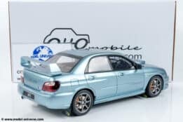 Otto Mobile - 1:18 Subaru Impreza WRX STI WR1 GD Petter Solberg Edition Ice Blue Metallic - Limited Edition Resin Model