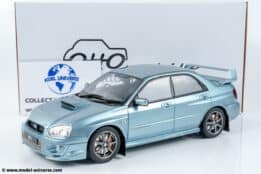 Otto Mobile - 1:18 Subaru Impreza WRX STI WR1 GD Petter Solberg Edition Ice Blue Metallic - Limited Edition Resin Model