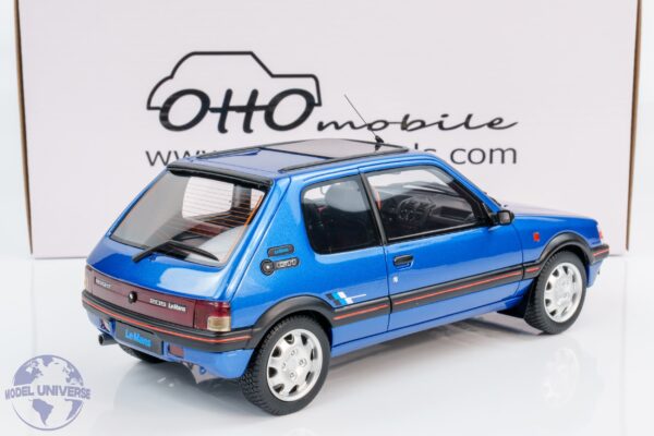 Otto - 1:18 Peugeot 205 1.9 GTI Le Mans Miami Blue 1991 - Limited Edition Resin Model