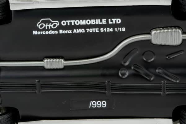 Otto Mobile - 1:18 Mercedes-Benz AMG 70TE (S124) Brilliant Silver (OT1224) Limited Edition Resin Model 17 Otto Mobile - 1:18 Mercedes-Benz AMG 70TE (S124) Brilliant Silver (OT1224) Limited Edition Resin Model