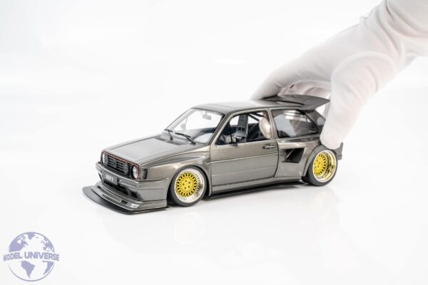Otto Mobile - 1:18 Volkswagen VW Golf II GTI By Khyzyl Saleem Ascot Grey Metallic 2021 - Limited Edition Resin Model 10 Otto Mobile - 1:18 Volkswagen VW Golf II GTI By Khyzyl Saleem Ascot Grey Metallic 2021 - Limited Edition Resin Model