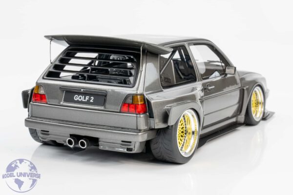 Otto Mobile - 1:18 Volkswagen VW Golf II GTI By Khyzyl Saleem Ascot Grey Metallic 2021 - Limited Edition Resin Model 12 Otto Mobile - 1:18 Volkswagen VW Golf II GTI By Khyzyl Saleem Ascot Grey Metallic 2021 - Limited Edition Resin Model
