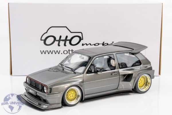 Otto Mobile - 1:18 Volkswagen VW Golf II GTI By Khyzyl Saleem Ascot Grey Metallic 2021 - Limited Edition Resin Model