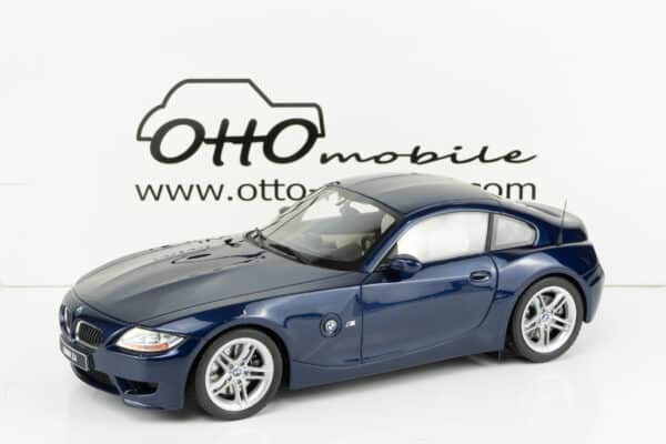 Otto Mobile - 1:18 BMW Z4 M Coupe Interlagos Blue Metallic 2006 (OT499) Limited Edition Resin Model