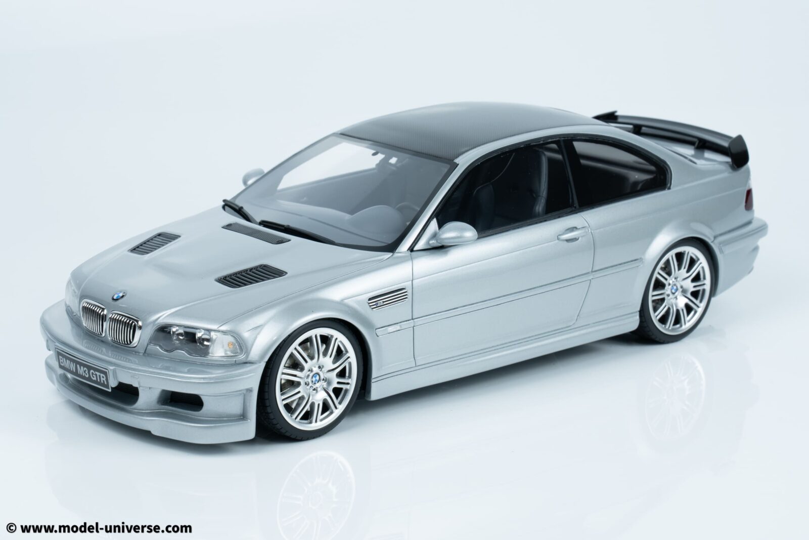 Otto Mobile - 1:18 BMW E46 M3 GTR Street Titan Silver Metallic
