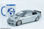 Otto Mobile - 1:18 BMW E46 M3 GTR Street Titan Silver Metallic 2001 - Limited Edition Resin Model