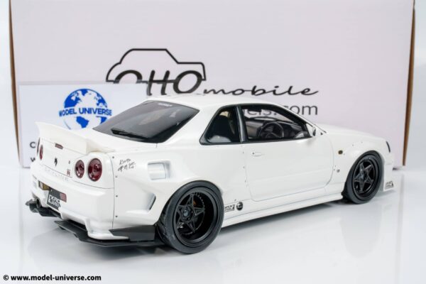 Otto Mobile - 1:18 Nissan Skyline GT-R (R34) KRC Body Kit Pearl White 2019 - Limited Edition Resin Model 8 Otto Mobile - 1:18 Nissan Skyline GT-R (R34) KRC Body Kit Pearl White 2019 - Limited Edition Resin Model