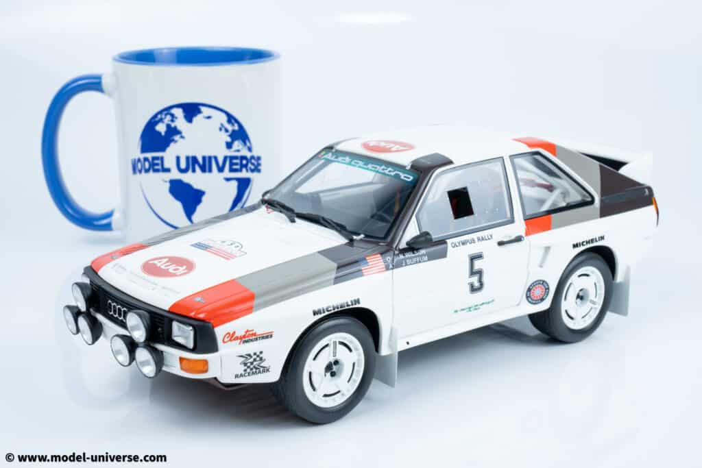 Otto Mobile Announces New Models for May & June 2025 7 Otto Mobile - 1:18 Audi Sport Quattro White J.Buffum Olympus Rally 1986 - Limited Edition Resin Model