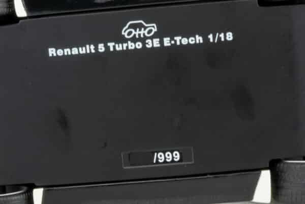 Otto Mobile - 1:18 Renault 5 Turbo 3E E-Tech RMC Look 2024 (OT1171) Limited Edition Resin Model 18 Otto Mobile - 1:18 Renault 5 Turbo 3E E-Tech RMC Look 2024 (OT1171) Limited Edition Resin Model