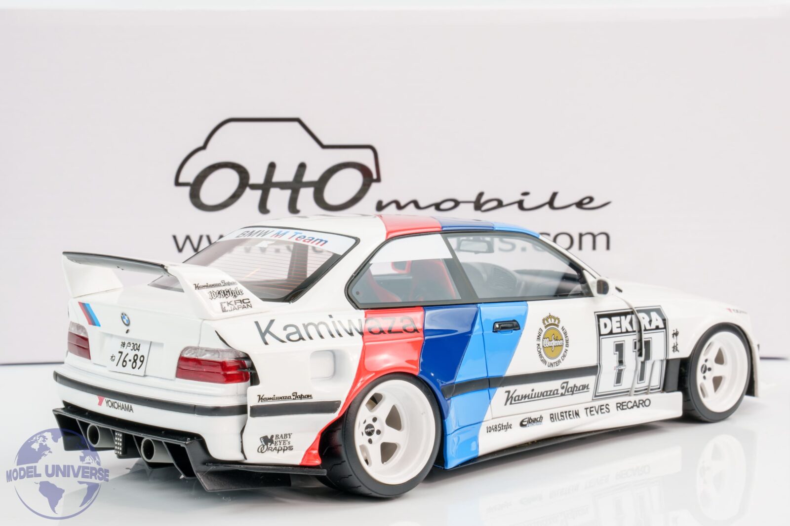 Otto Mobile - 1:18 BMW E36 M3 Khyzyl Saleem Kamiwaza 2024 White
