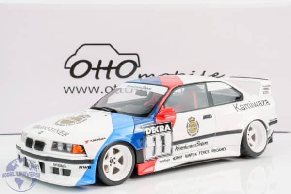 Otto Mobile - 1:18 BMW E36 M3 Khyzyl Saleem Kamiwaza 2024 White - Limited Edition Resin Model