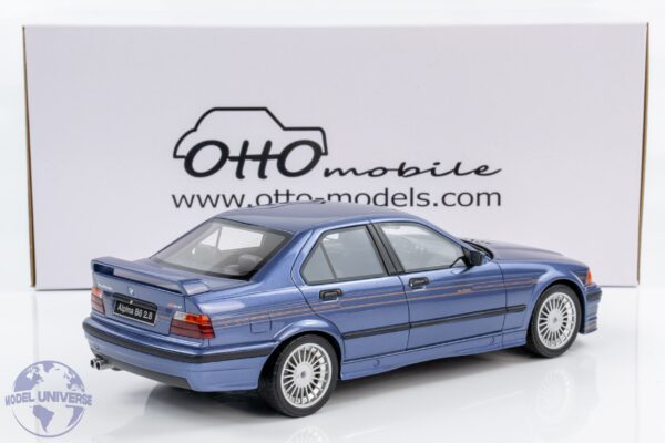 Otto Mobile 1:18 Alpina B6 2.8 Alpina Blue Metallic 1992 (OT1180) Limited Edition Resin Model 3 Otto OT1180 BMW Alpina Blue 2