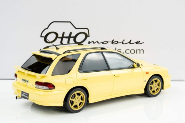 Otto Mobile - 1:18 Subaru Impreza VI WRX STi SW Sport Wagon Cashmere Yellow 1999 - Limited Edition Resin Model 7 Otto Mobile - 1:18 Subaru Impreza VI WRX STi SW Sport Wagon Cashmere Yellow 1999 - Limited Edition Resin Model