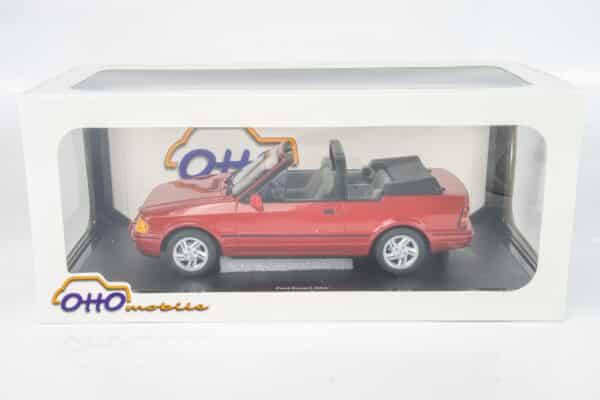 Otto Mobile 1:18 Ford Escort Mk4 XR3i Cabriolet Red 1986 (OT1254) Limited Edition Resin Model 15 Otto Mobile 1:18 Ford Escort Mk4 XR3i Cabriolet Red 1986 (OT1254) Limited Edition Resin Model