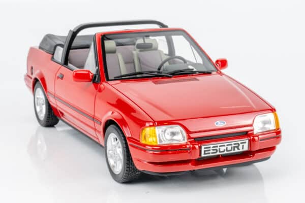 Otto Mobile 1:18 Ford Escort Mk4 XR3i Cabriolet Red 1986 (OT1254) Limited Edition Resin Model 16 Otto Mobile 1:18 Ford Escort Mk4 XR3i Cabriolet Red 1986 (OT1254) Limited Edition Resin Model