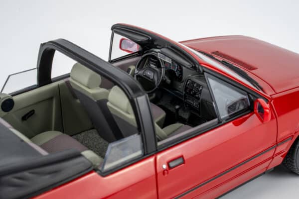 Otto Mobile 1:18 Ford Escort Mk4 XR3i Cabriolet Red 1986 (OT1254) Limited Edition Resin Model 13 Otto Mobile 1:18 Ford Escort Mk4 XR3i Cabriolet Red 1986 (OT1254) Limited Edition Resin Model
