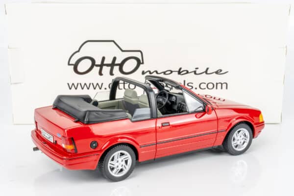Otto Mobile 1:18 Ford Escort Mk4 XR3i Cabriolet Red 1986 (OT1254) Limited Edition Resin Model 11 Otto Mobile 1:18 Ford Escort Mk4 XR3i Cabriolet Red 1986 (OT1254) Limited Edition Resin Model