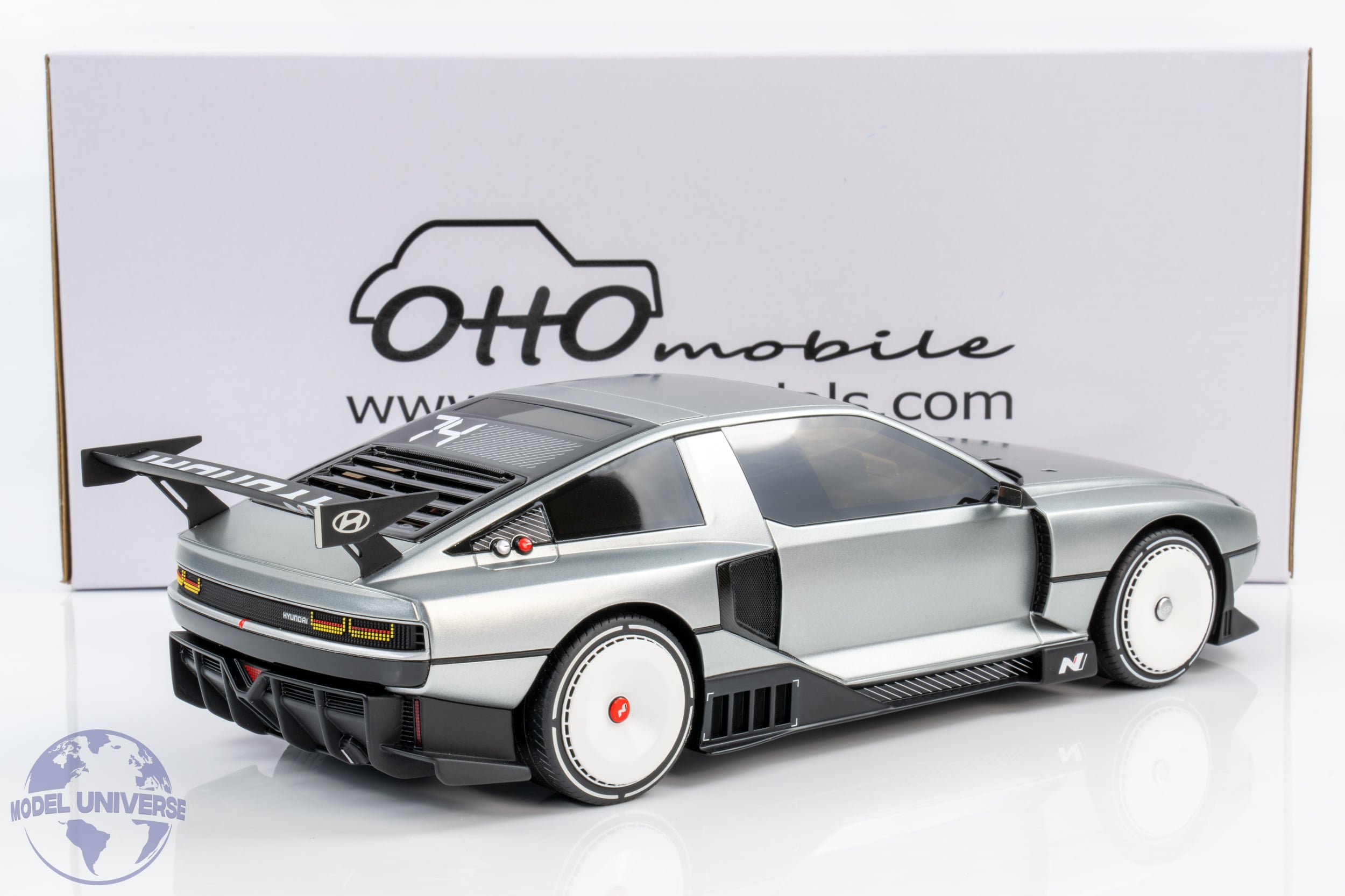 Otto - 1:18 Hyundai N Vision 74 Matt Aluminium 2022 - Limited