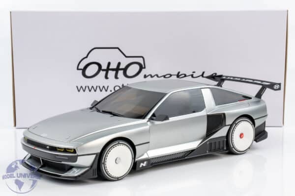 Otto - 1:18 Hyundai N Vision 74 Matt Aluminium 2022 - Limited Edition Resin Model