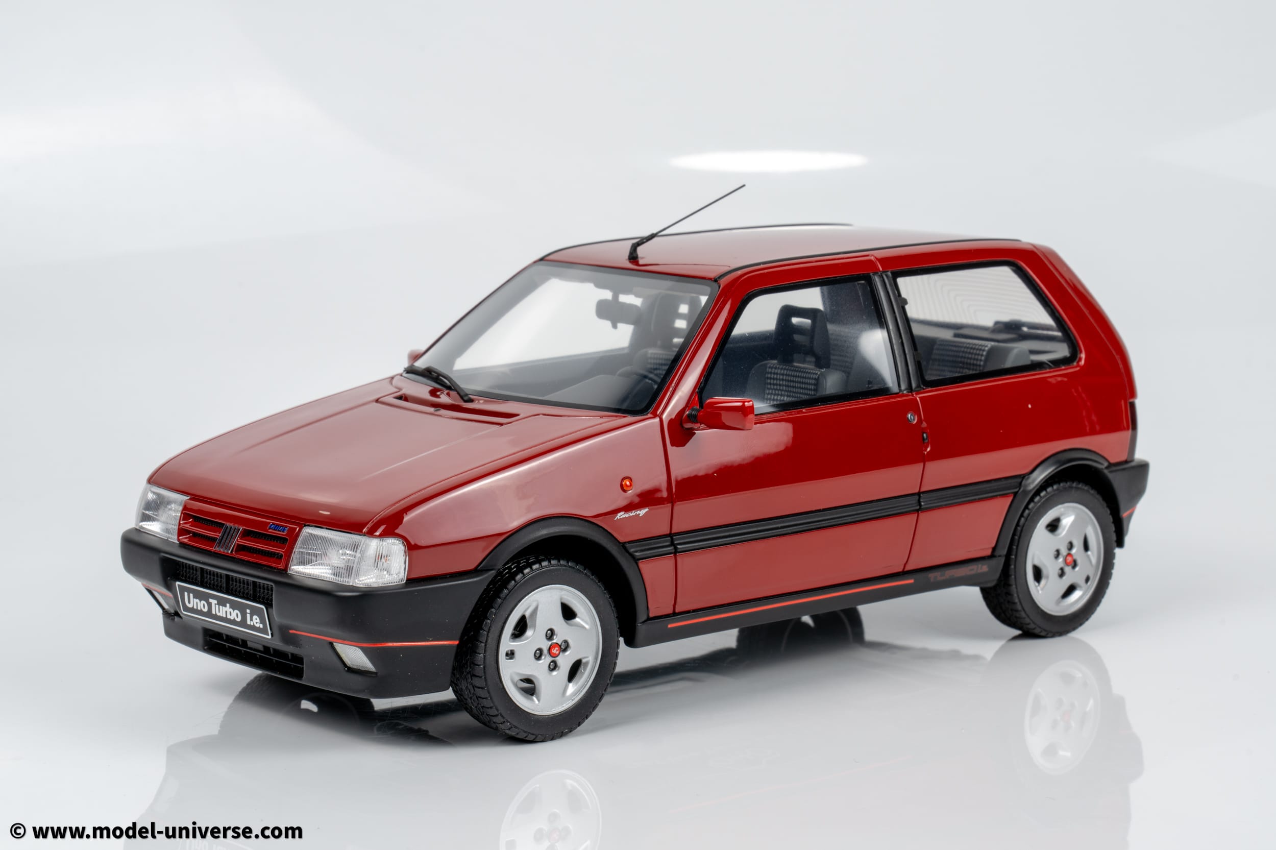 Otto ot487 fiat uno turbo i e red racing 1990 resin model 6