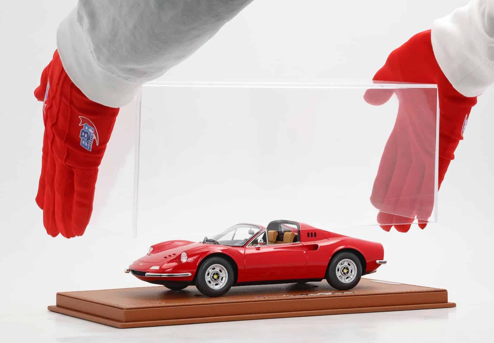 BBR 1:18 Ferrari Dino 246 GTS 1972 Rosso Corsa #322 (Beige Interior) (P18152A2) Limited Edition Resin Model 2 BBR 1:18 Ferrari Dino 246 GTS 1972 Rosso Corsa #322 (Beige Interior) (P18152A2) Limited Edition Resin Model - Image 2