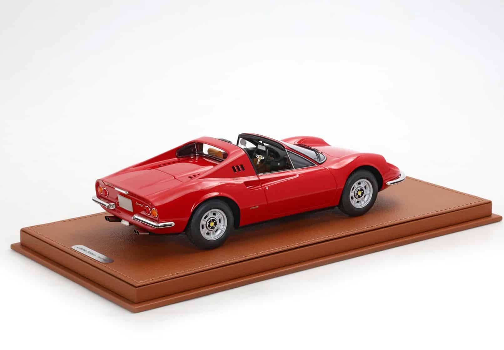 BBR 1:18 Ferrari Dino 246 GTS 1972 Rosso Corsa #322 (Beige Interior) (P18152A2) Limited Edition Resin Model 3 BBR 1:18 Ferrari Dino 246 GTS 1972 Rosso Corsa #322 (Beige Interior) (P18152A2) Limited Edition Resin Model - Image 3