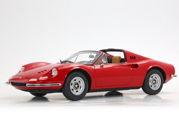 BBR 1:18 Ferrari Dino 246 GTS 1972 Rosso Corsa #322 (Beige Interior) (P18152A2) Limited Edition Resin Model 9 BBR 1:18 Ferrari Dino 246 GTS 1972 Rosso Corsa #322 (Beige Interior) (P18152A2) Limited Edition Resin Model