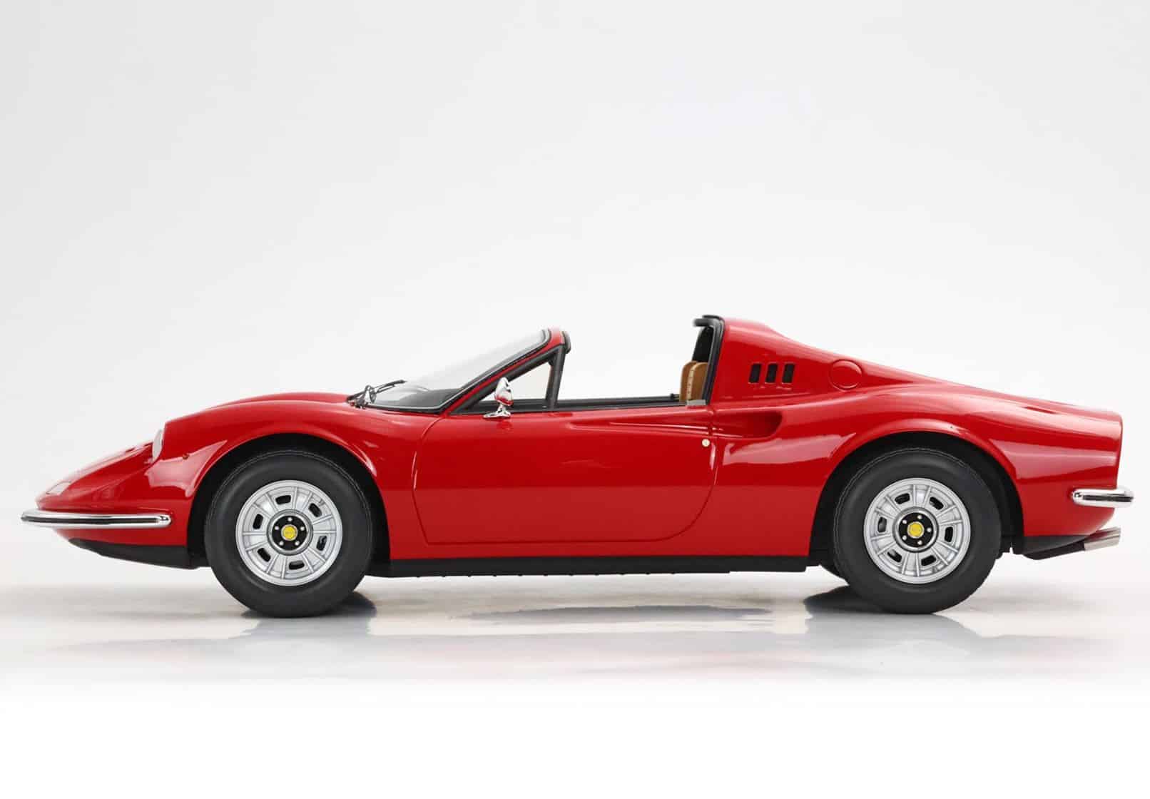 BBR 1:18 Ferrari Dino 246 GTS 1972 Rosso Corsa #322 (Beige Interior) (P18152A2) Limited Edition Resin Model 5 BBR 1:18 Ferrari Dino 246 GTS 1972 Rosso Corsa #322 (Beige Interior) (P18152A2) Limited Edition Resin Model - Image 5