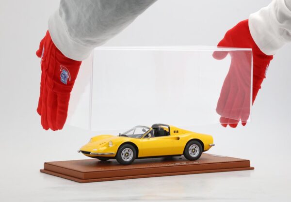 BBR 1:18 Ferrari Dino 246 GTS 1972 Giallo Modena (Black Interior) (P18152D) Limited Edition Resin Model 7 BBR 1:18 Ferrari Dino 246 GTS 1972 Giallo Modena (Black Interior) (P18152D) Limited Edition Resin Model