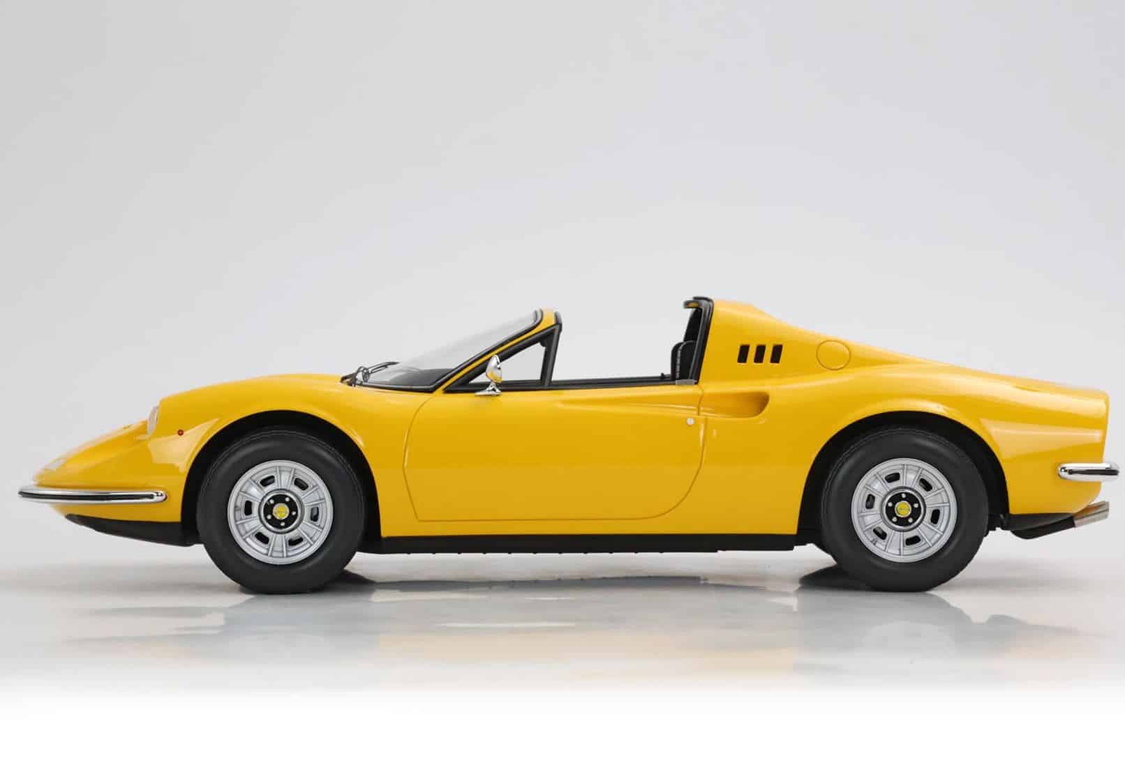 BBR 1:18 Ferrari Dino 246 GTS 1972 Giallo Modena (Black Interior) (P18152D) Limited Edition Resin Model 5 BBR 1:18 Ferrari Dino 246 GTS 1972 Giallo Modena (Black Interior) (P18152D) Limited Edition Resin Model - Image 5