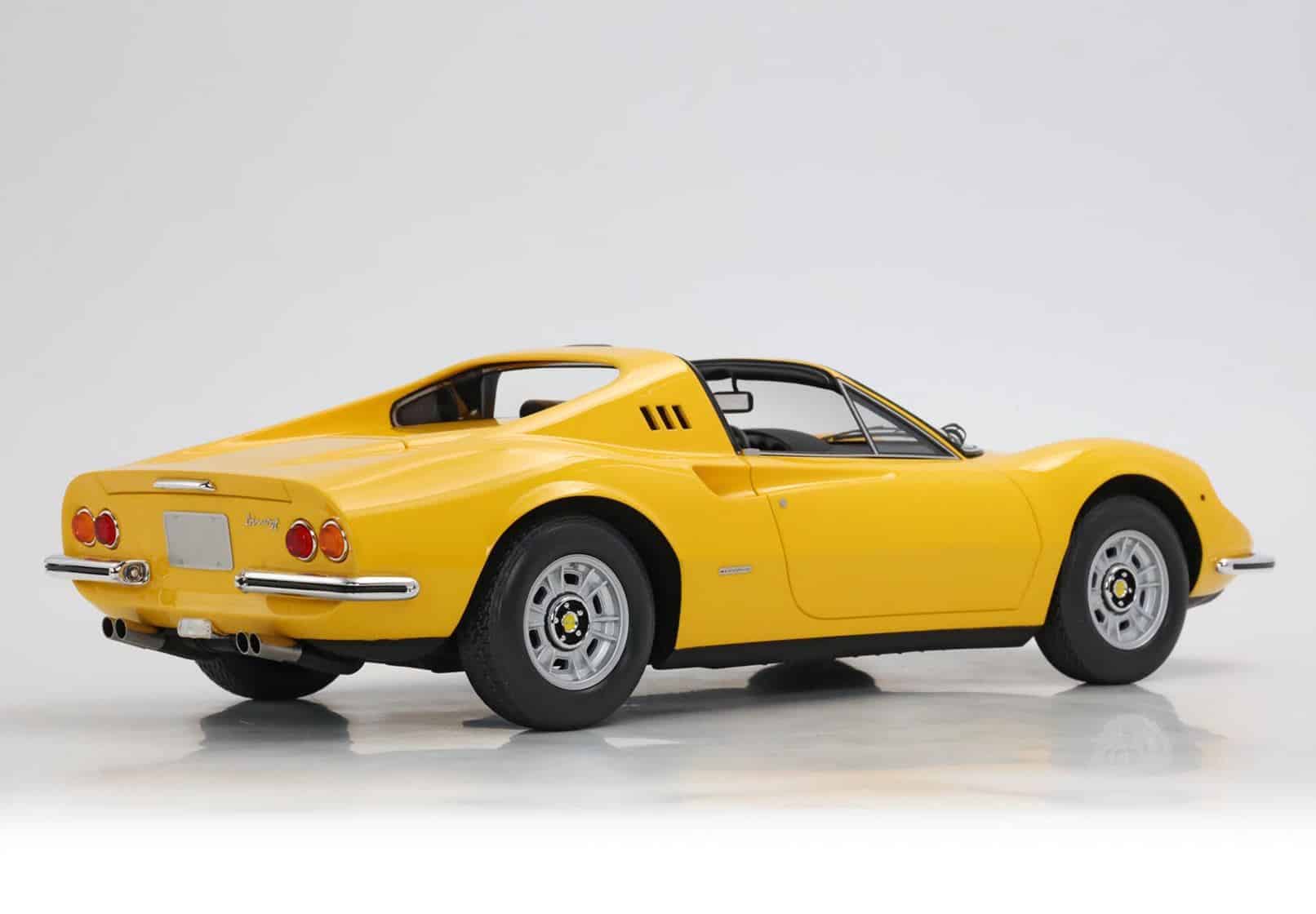 BBR 1:18 Ferrari Dino 246 GTS 1972 Giallo Modena (Black Interior) (P18152D) Limited Edition Resin Model 6 BBR 1:18 Ferrari Dino 246 GTS 1972 Giallo Modena (Black Interior) (P18152D) Limited Edition Resin Model - Image 6